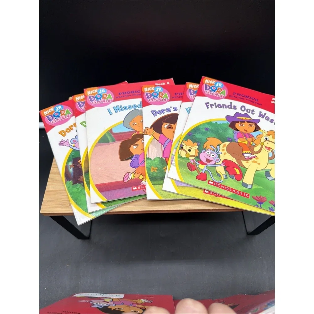 Dora the Explorer Book Lot of 12 Ready to Read Phonics Nick Jr Kids Books